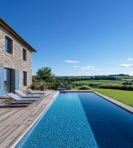 mas avec piscine
