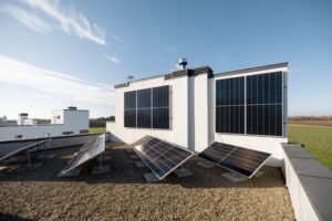 panneau solaire toit terrasse