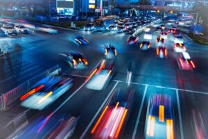 trafic de voitures